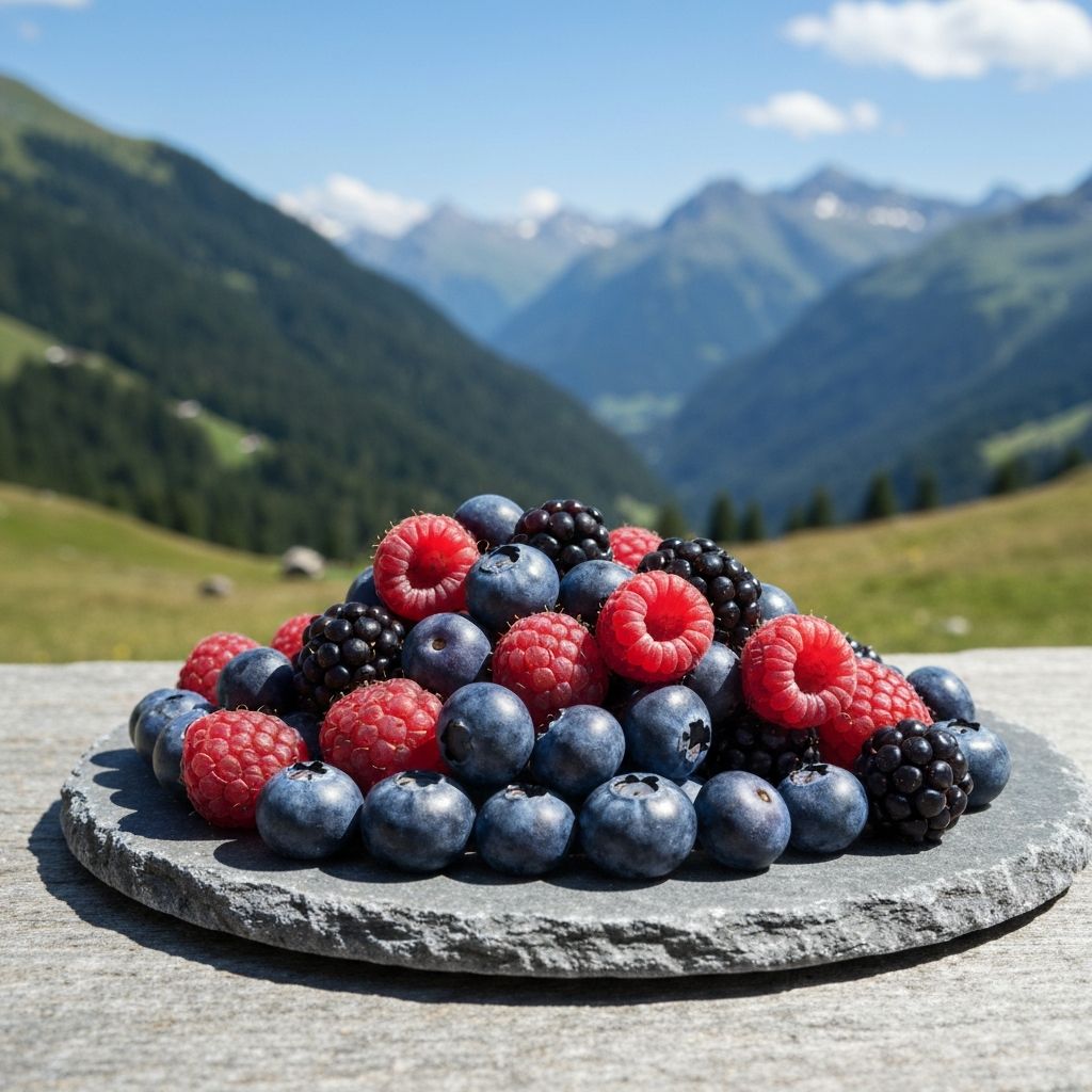 Frische Beeren als natürliche Quelle